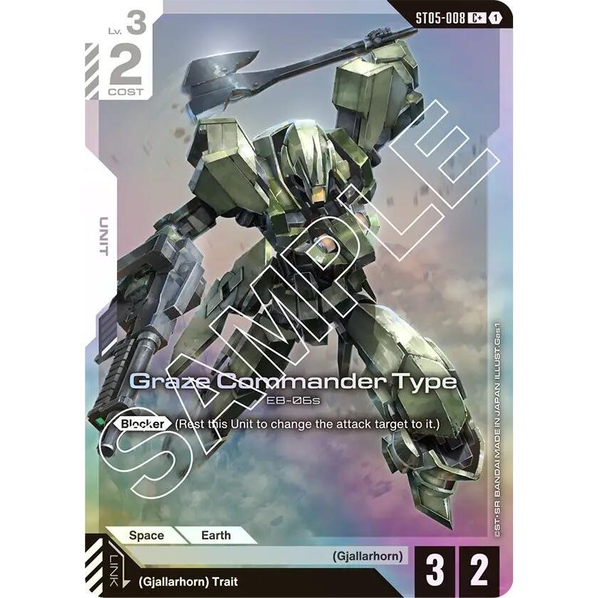 Image for Graze Commander Type (C+) (ST05-008) (ST05) - Gundam Card Game