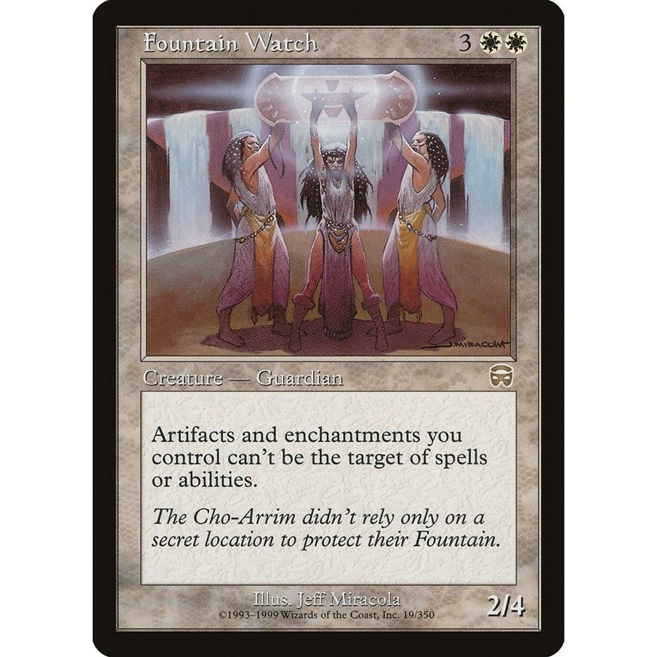 Image for Fountain Watch (19) (MMQ) - Magic: The Gathering
