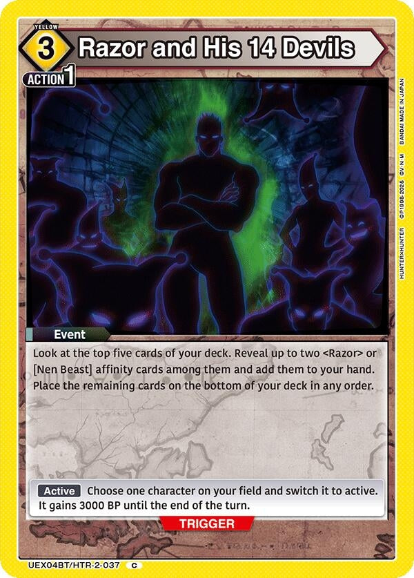 Image for Razor and His 14 Devils (UEX04BT/HTR-2-037) (UEX04BT) - Union Arena
