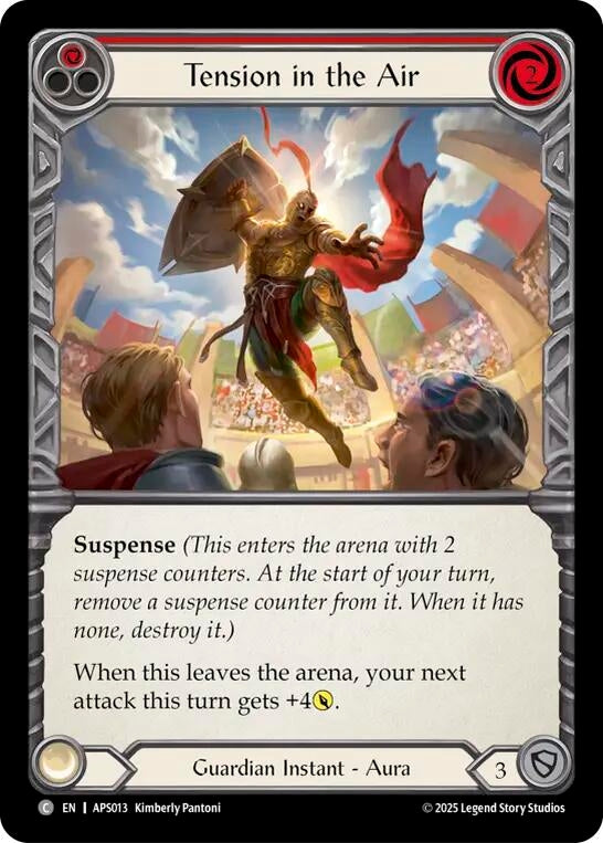 Image for Tension in the Air (Red) (APS013) - Flesh and Blood TCG