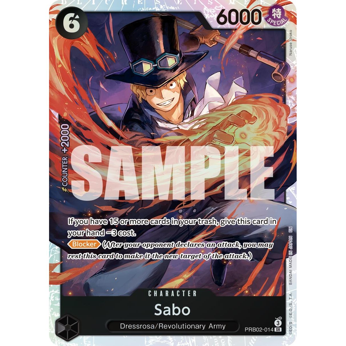 Image for Sabo - PRB02-014 (PRB02-014) (PRB-02) - One Piece Card Game