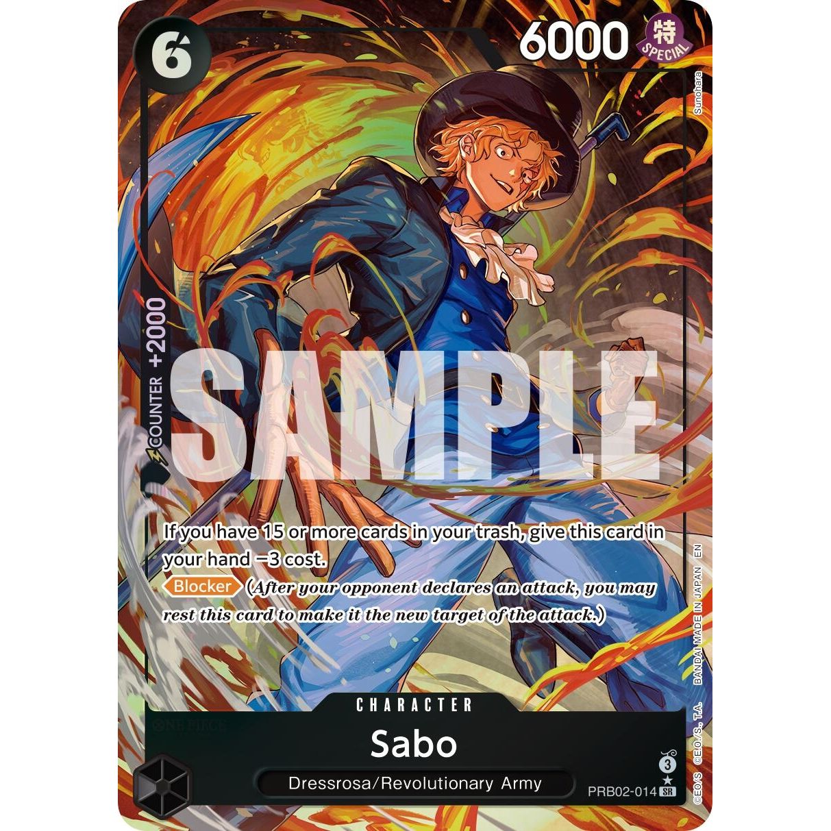 Image for Sabo - PRB02-014 (Alternate Art) (PRB02-014) (PRB-02) - One Piece Card Game