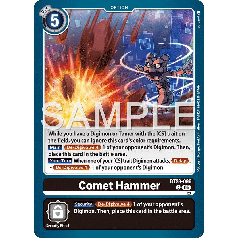 Image for Comet Hammer (BT23-096 C) (BT-23) - Digimon Card Game