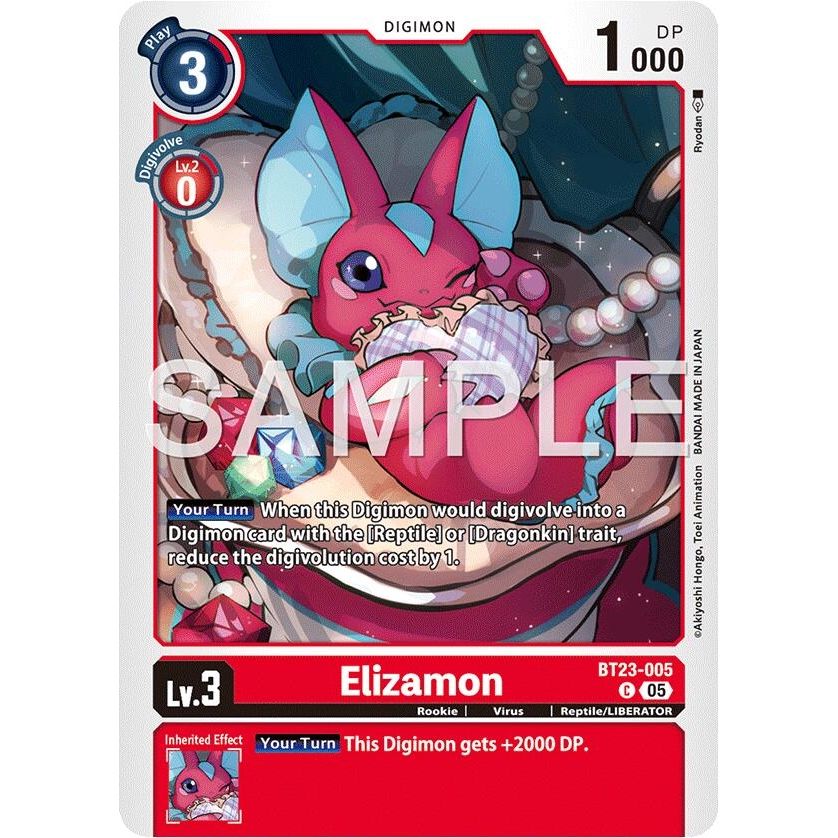 Image for Elizamon (BT23-005 C) (BT-23) - Digimon Card Game