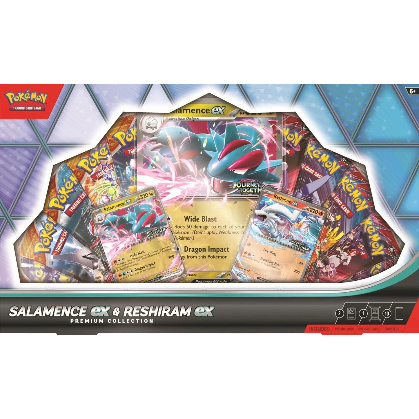 Image for Salamence ex & Reshiram ex Premium Collection - Pokemon