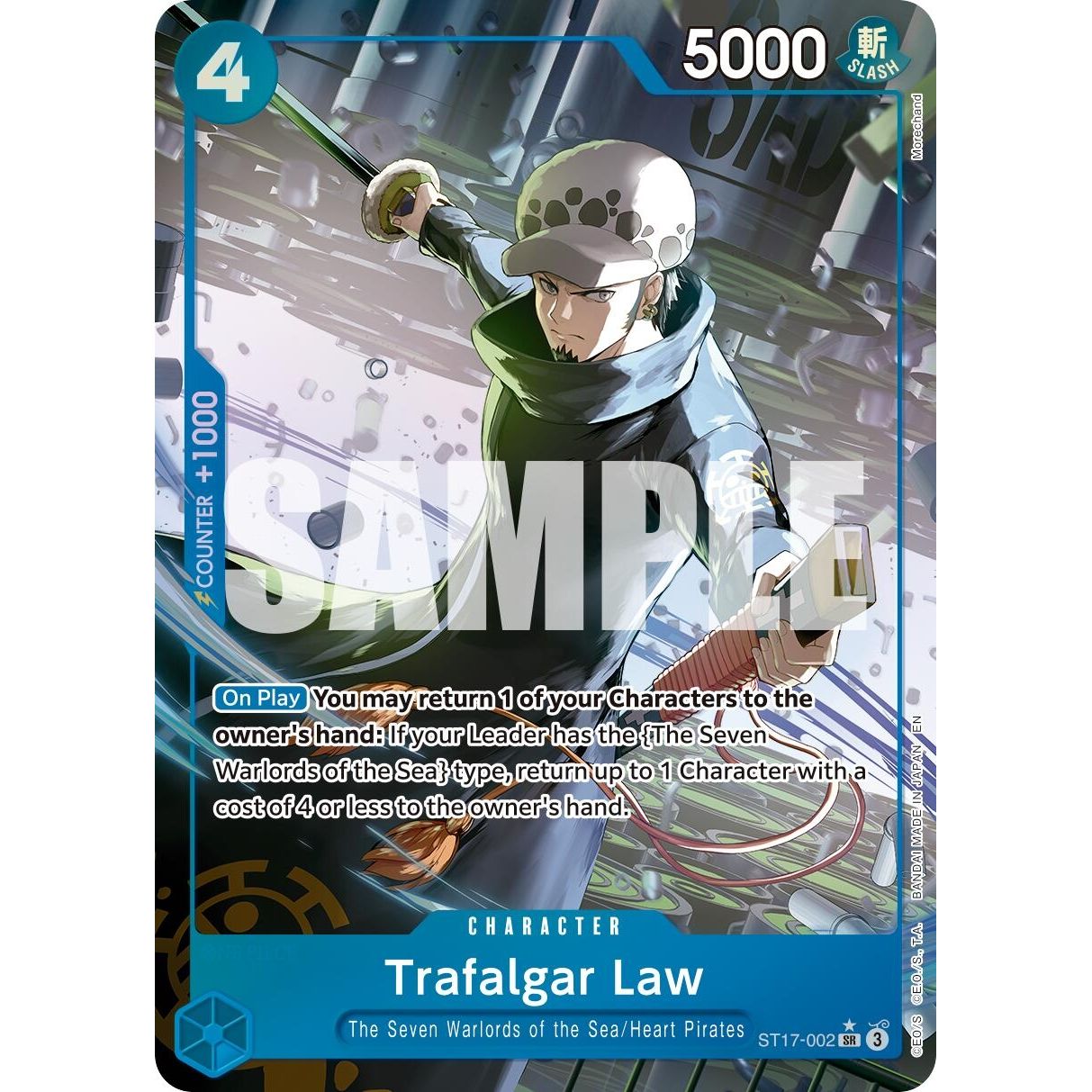Image for Trafalgar Law - ST17-002 (Alternate Art) (ST17-002) (PRB-02) - One Piece Card Game