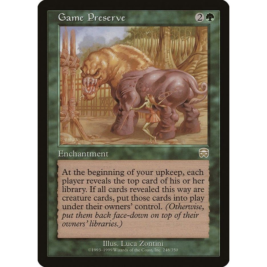 Image for Game Preserve (248) (MMQ) - Magic: The Gathering