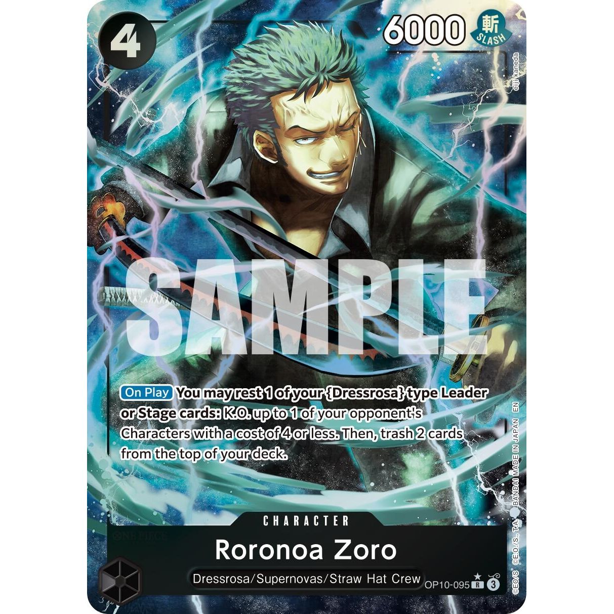 Image for Roronoa Zoro - OP10-095 (Alternate Art) (OP10-095) (PRB-02) - One Piece Card Game