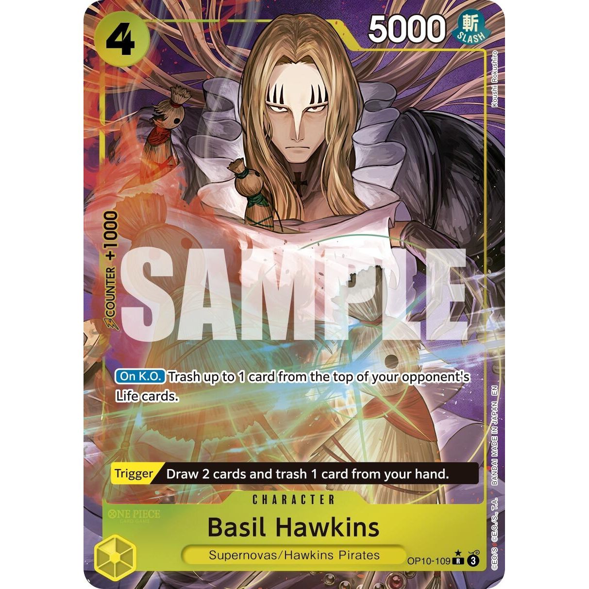 Image for Basil Hawkins - OP10-109 (Alternate Art) (OP10-109) (PRB-02) - One Piece Card Game
