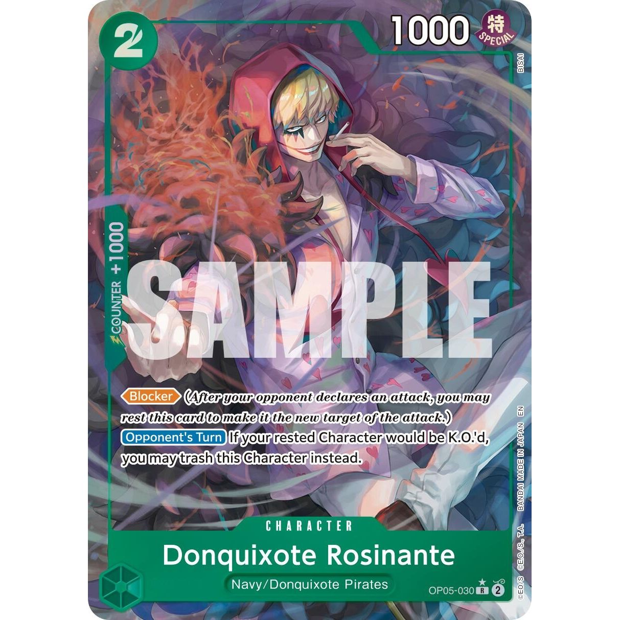 Image for Donquixote Rosinante (Alternate Art) (OP05-030) (PRB-02) - One Piece Card Game