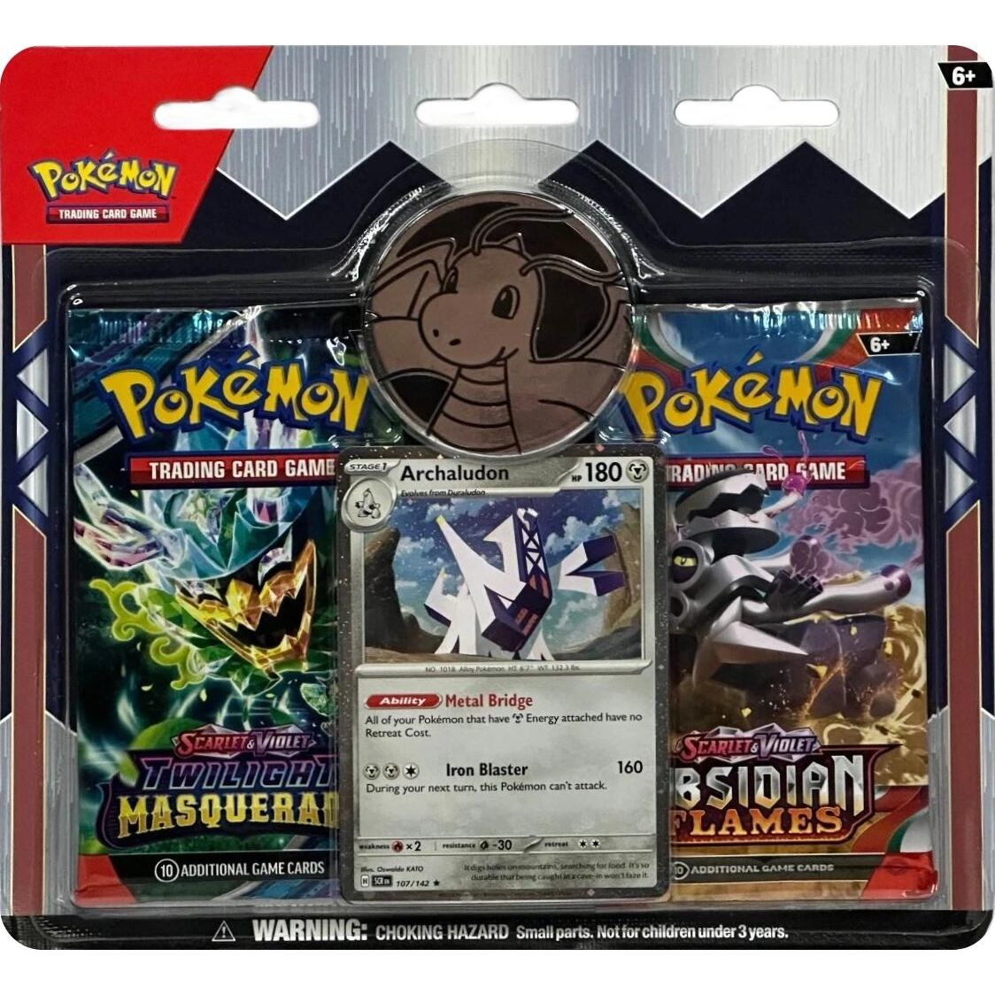 Image for Checklane 2-Pack Blister [Archaludon] (3-tab) - Pokemon
