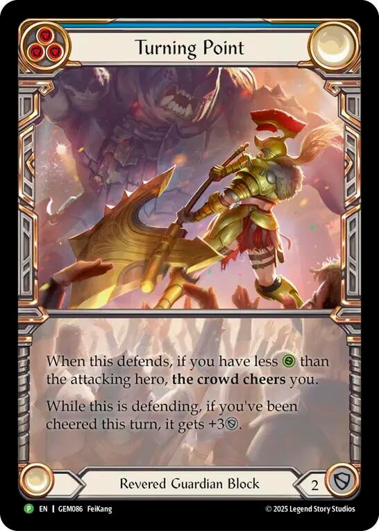 Image for Turning Point (GEM086) (GEM) - Flesh and Blood TCG