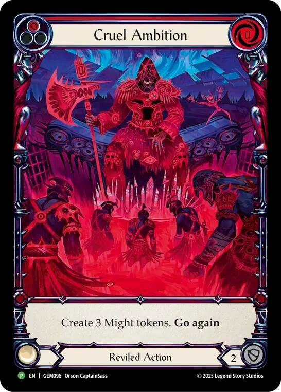 Image for Cruel Ambition (GEM096) (GEM) - Flesh and Blood TCG