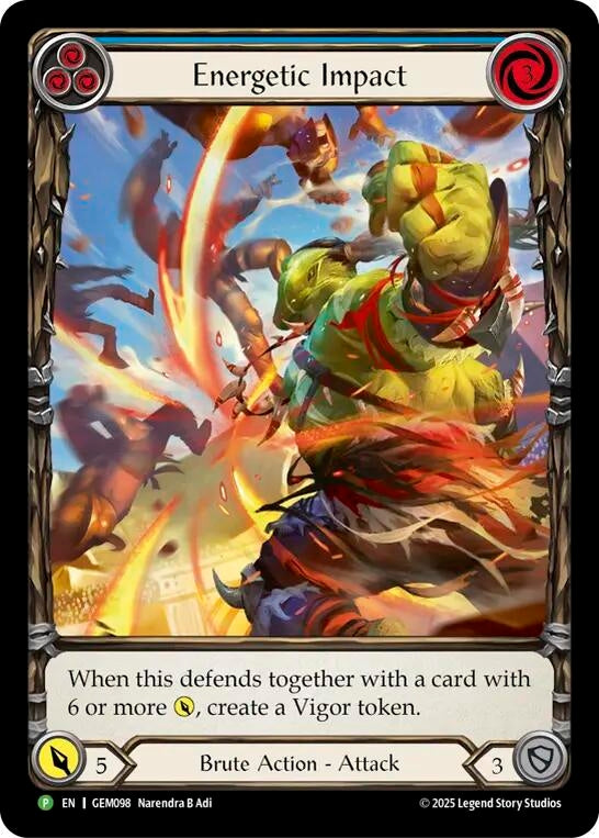Image for Energetic Impact (GEM098) (GEM) - Flesh and Blood TCG