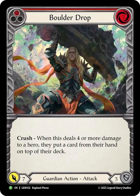 Image for Boulder Drop (GEM102) (GEM) - Flesh and Blood TCG