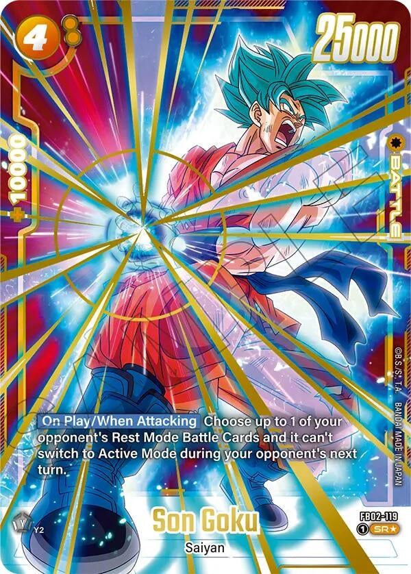 Image for Son Goku - FB02-119 (Gold) (FB02-119) (DBSFW_PR) - Dragon Ball Super: Fusion World