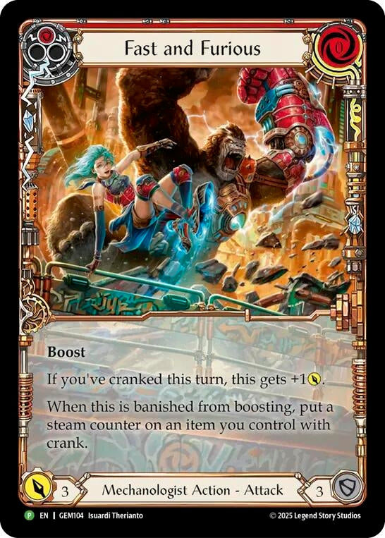 Image for Fast and Furious (GEM104) (GEM) - Flesh and Blood TCG