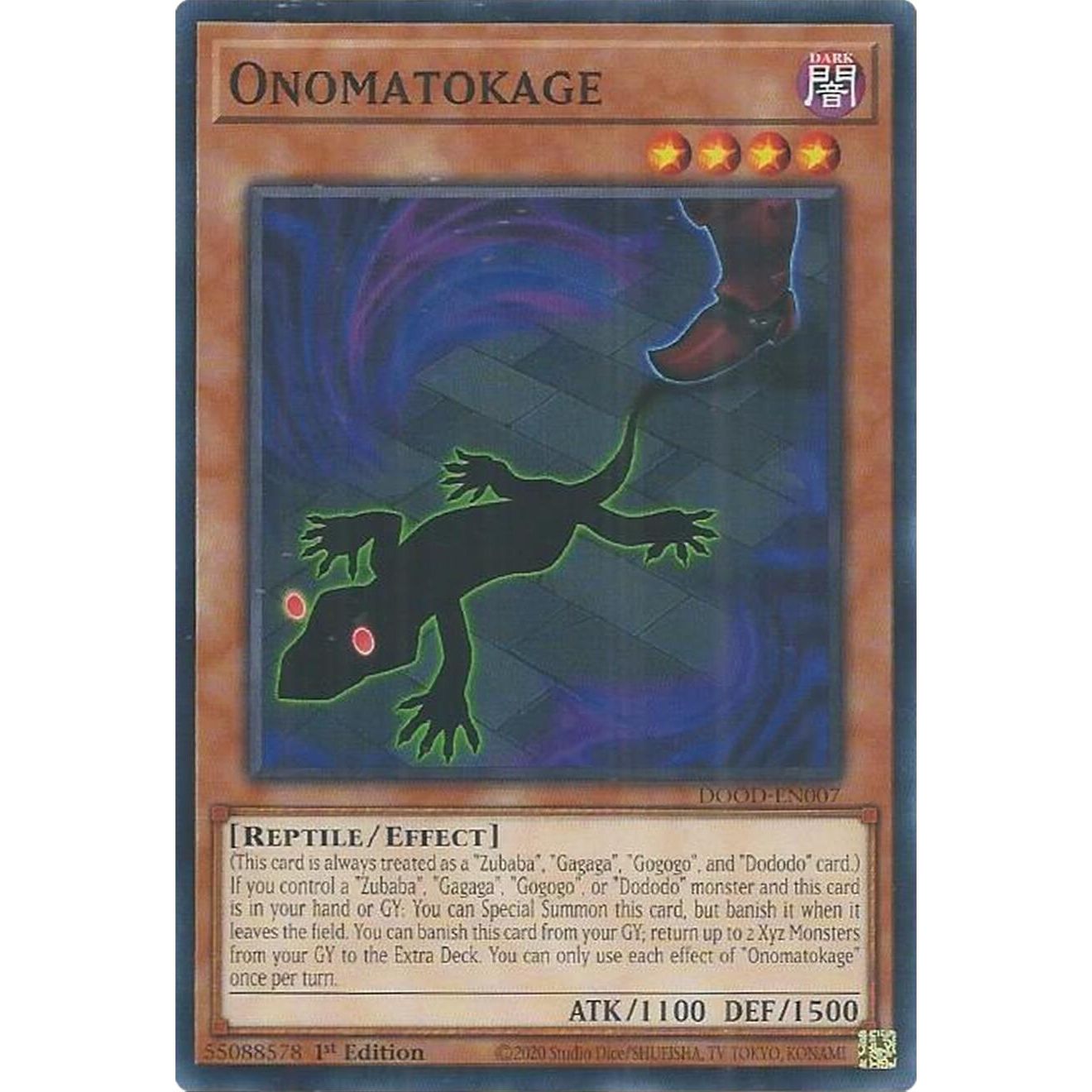 Image for Onomatokage (DOOD-EN007) (DOOD) - YuGiOh