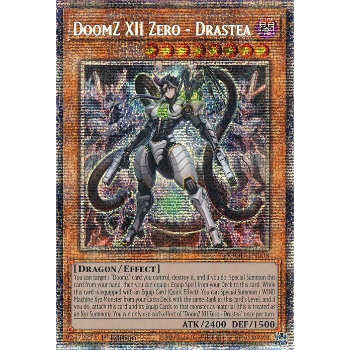 Image for DoomZ XII Zero - Drastea (Starlight Rare) (DOOD-EN008) (DOOD) - YuGiOh