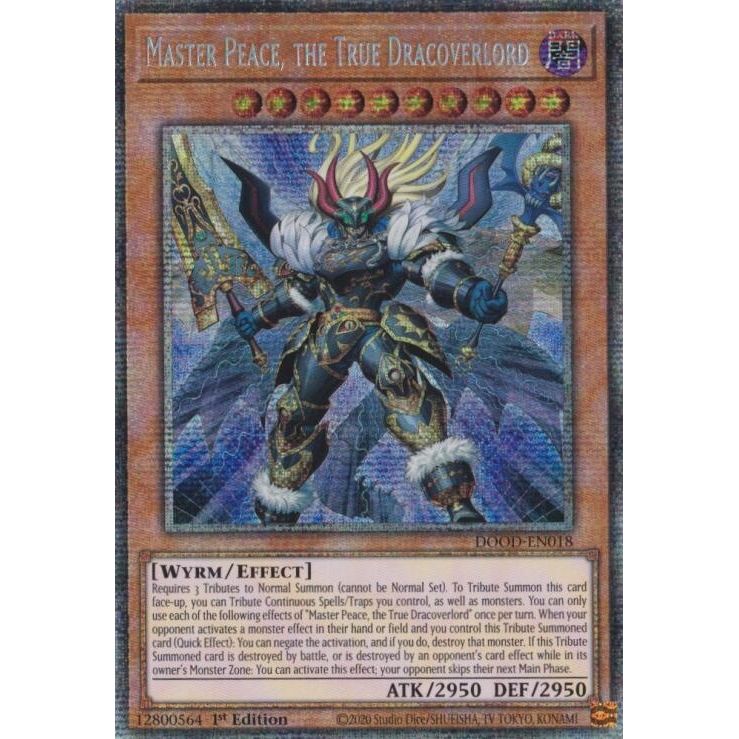 Image for Master Peace, the True Dracoverlord (Starlight Rare) (DOOD-EN018) (DOOD) - YuGiOh