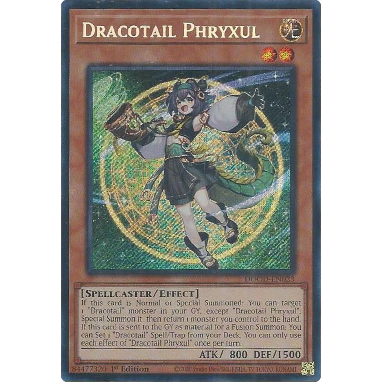 Image for Dracotail Phryxul (DOOD-EN023) (DOOD) - YuGiOh