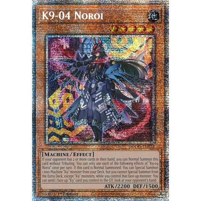 Image for K9-04 Noroi (Starlight Rare) (DOOD-EN025) (DOOD) - YuGiOh
