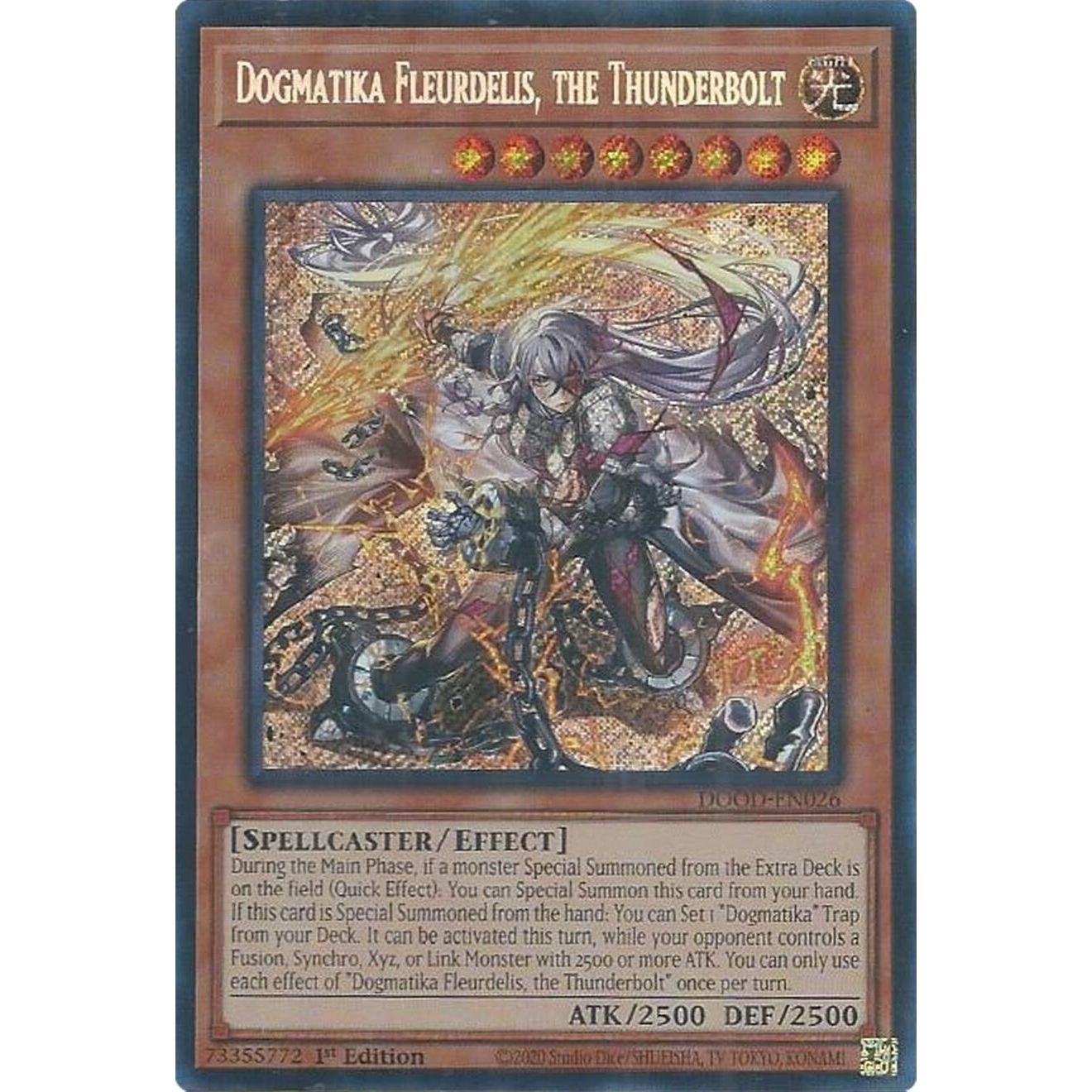 Image for Dogmatika Fleurdelis, the Thunderbolt (DOOD-EN026) (DOOD) - YuGiOh