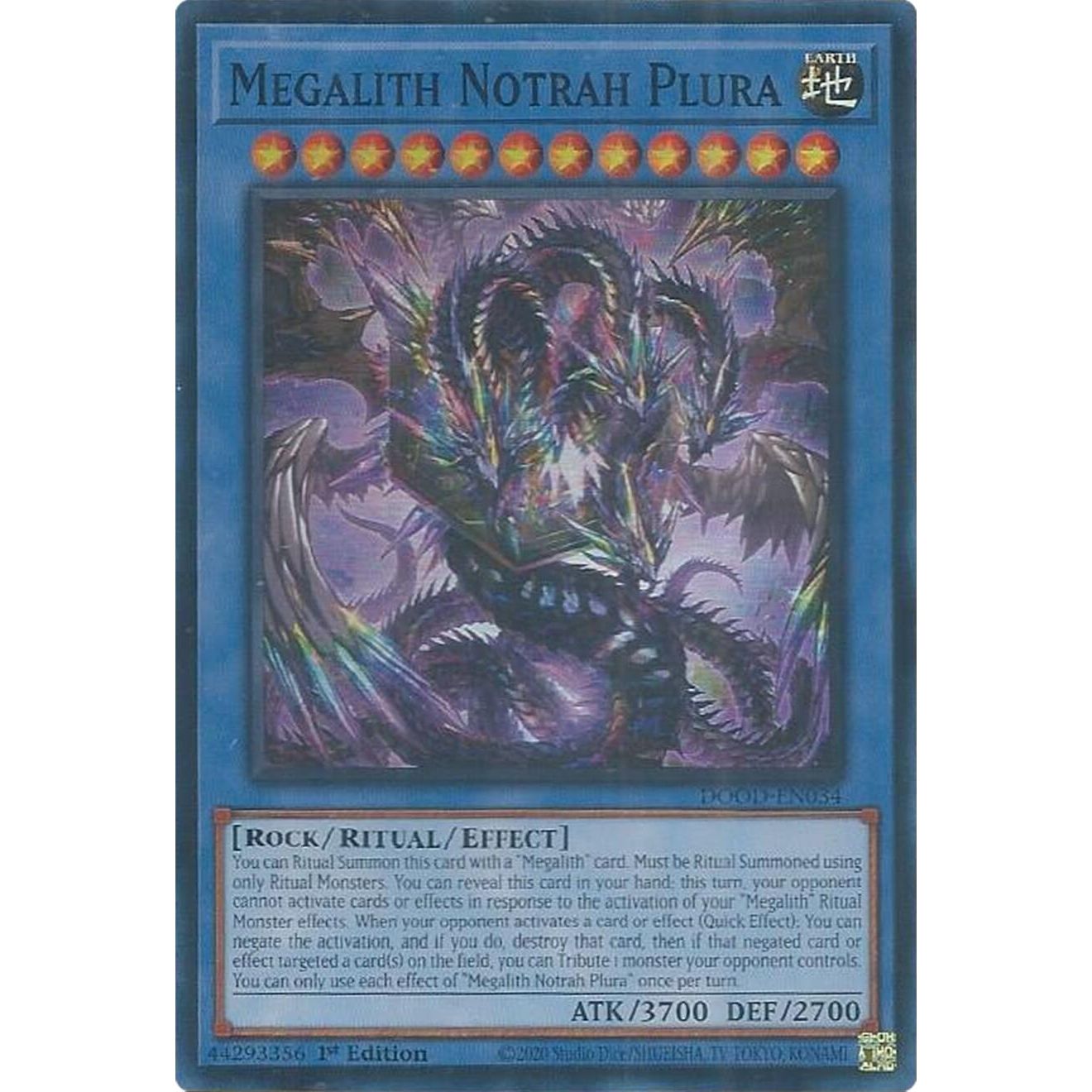 Image for Megalith Notrah Plura (DOOD-EN034) (DOOD) - YuGiOh