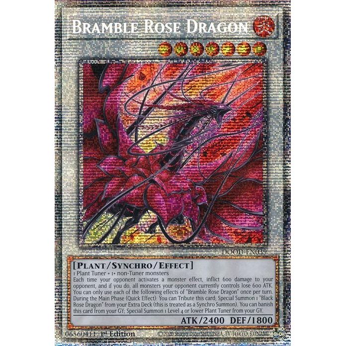 Image for Bramble Rose Dragon (Starlight Rare) (DOOD-EN039) (DOOD) - YuGiOh