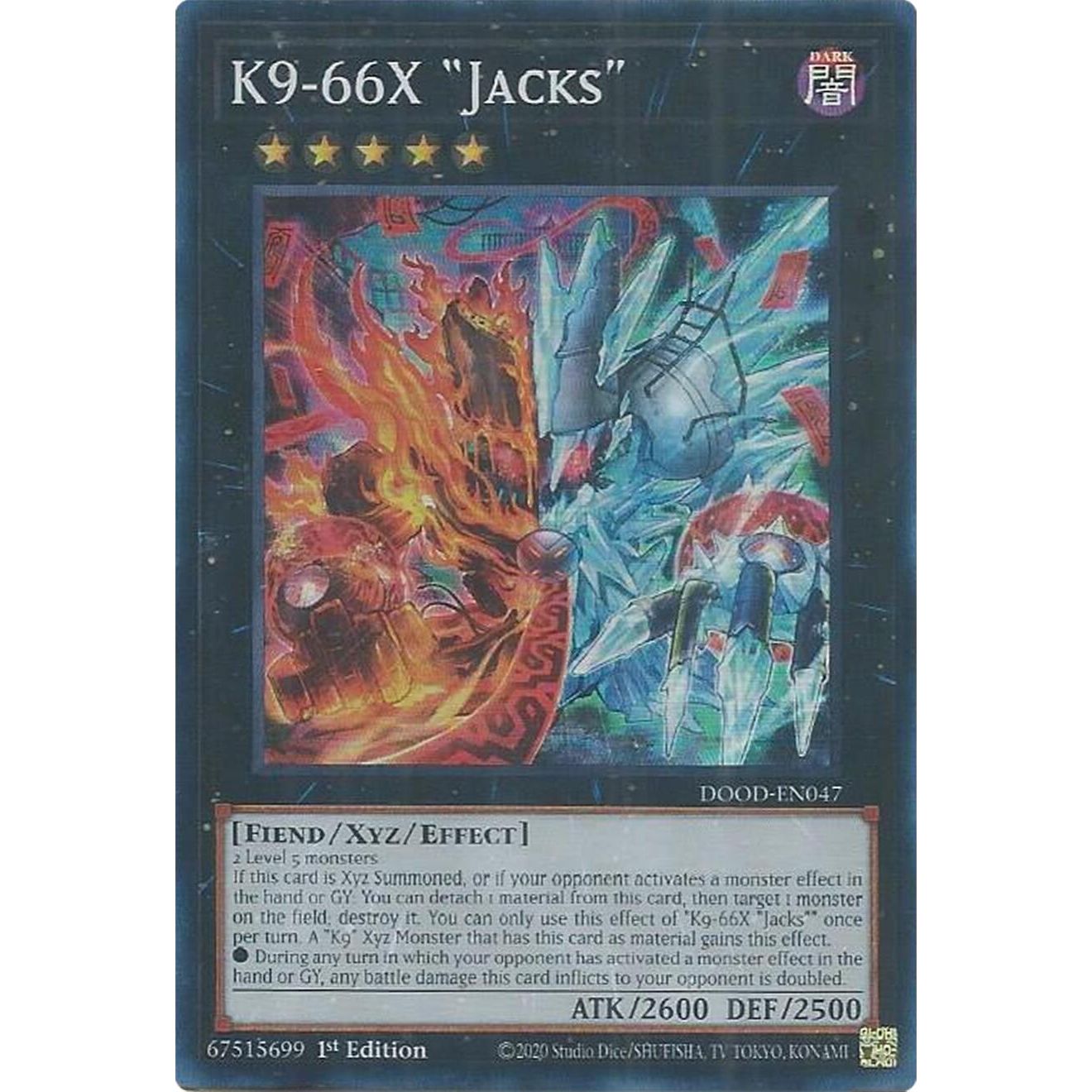 Image for K9-66X "Jacks" (DOOD-EN047) (DOOD) - YuGiOh
