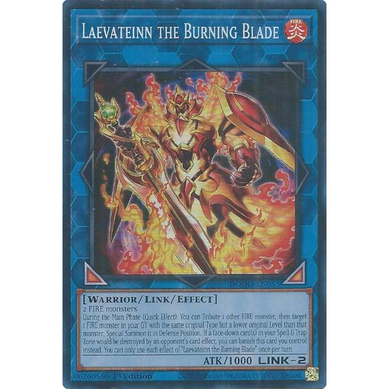 Image for Laevateinn the Burning Blade (DOOD-EN053) (DOOD) - YuGiOh