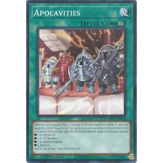 Image for Apocavities (DOOD-EN072) (DOOD) - YuGiOh