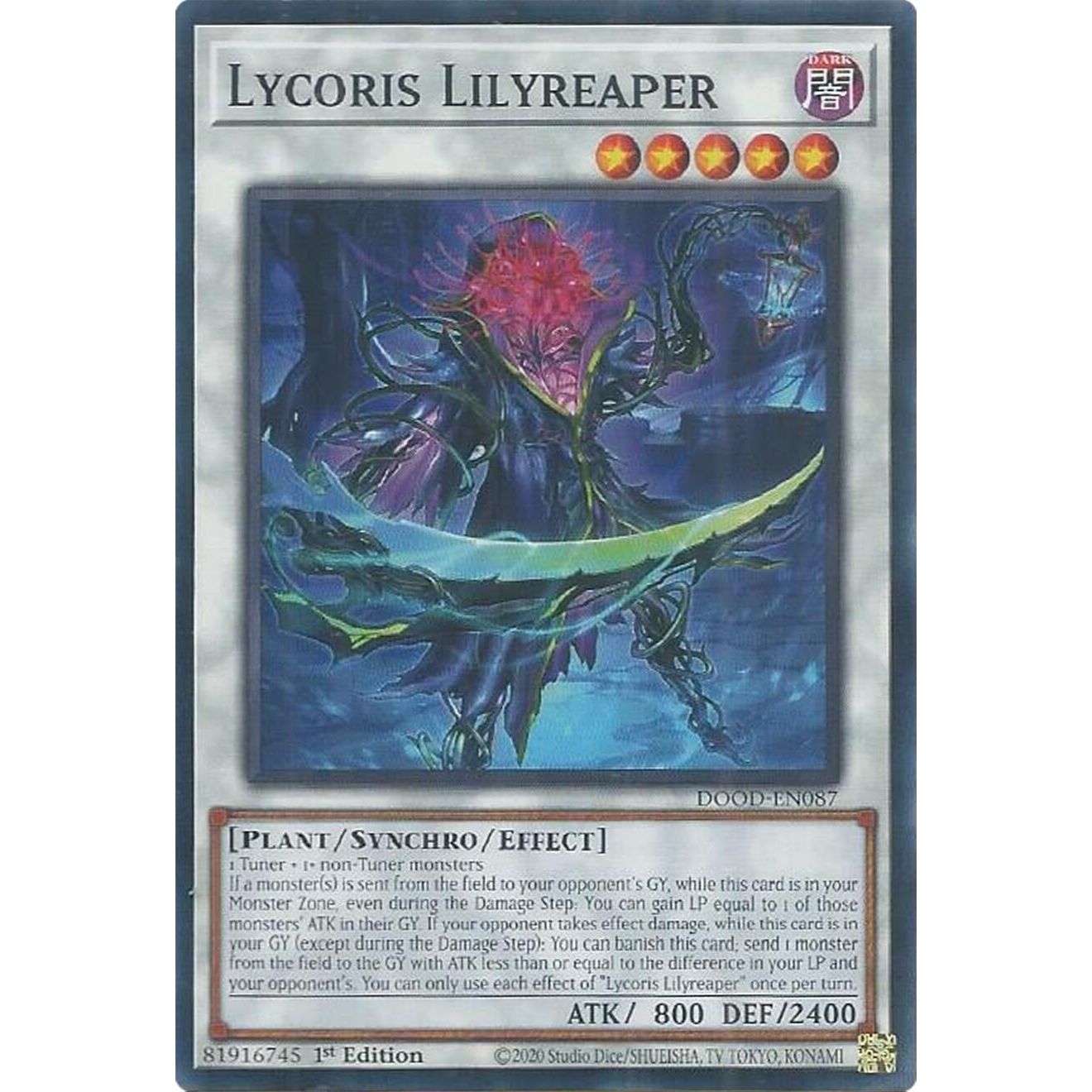 Image for Lycoris Lilyreaper (DOOD-EN087) (DOOD) - YuGiOh
