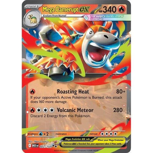 Mega Camerupt ex (022/132) (MEG)