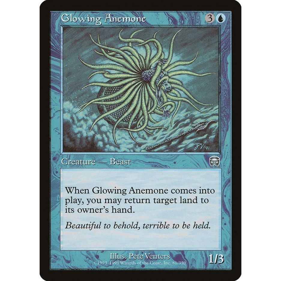 Image for Glowing Anemone (81) (MMQ) - Magic: The Gathering