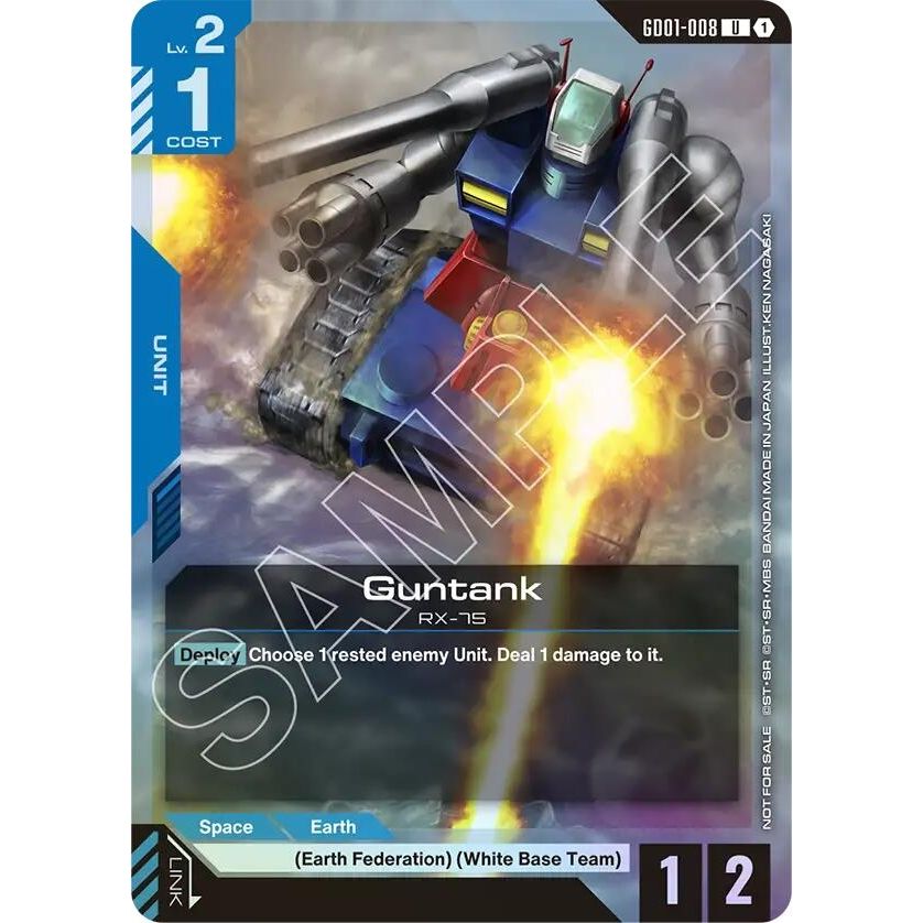 Image for Guntank (Championship Participation Pack 01) (GD01-008) (GCG-PR) - Gundam Card Game