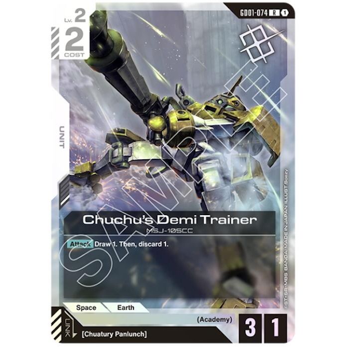 Image for Chuchu's Demi Trainer (Judge Pack 01) (GD01-074) (GCG-PR) - Gundam Card Game