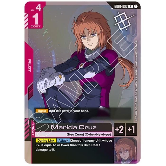Image for Marida Cruz (Judge Pack 01) (GD01-093) (GCG-PR) - Gundam Card Game