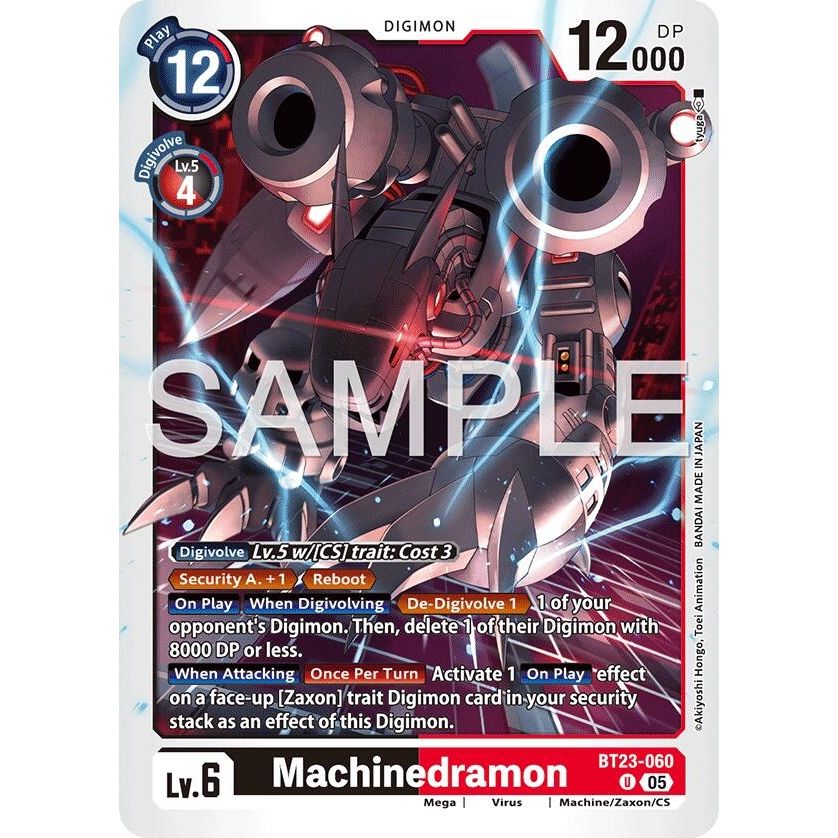 Image for Machinedramon (BT23-060 U) (BT-23) - Digimon Card Game