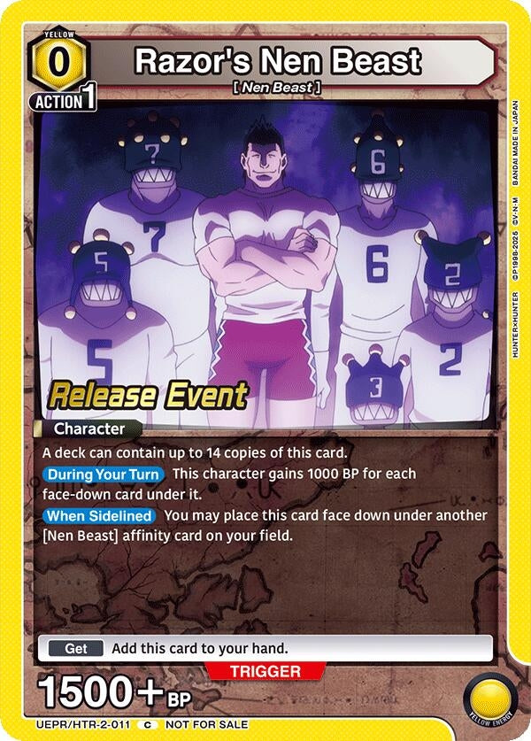 Image for Razor's Nen Beast (UEPR/HTR-2-011) (UEX04BT_RE) - Union Arena
