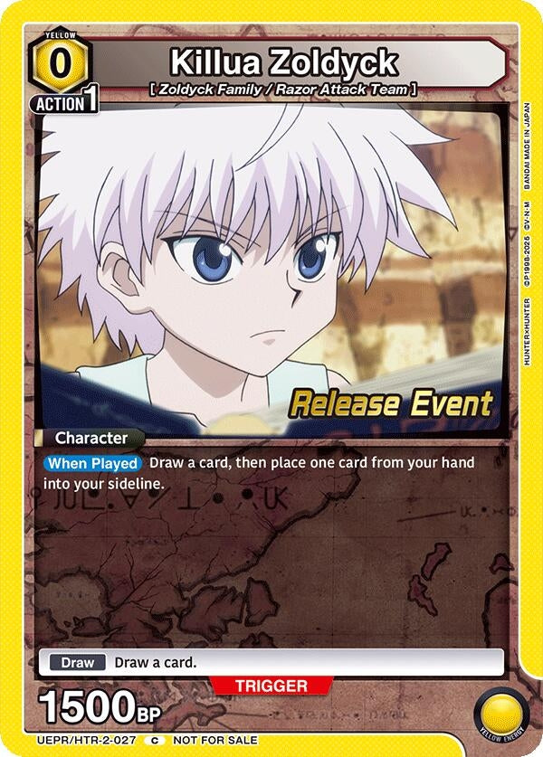 Image for Killua Zoldyck (027) (UEPR/HTR-2-027) (UEX04BT_RE) - Union Arena