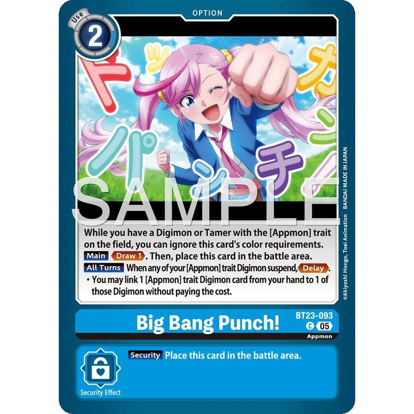 Image for Big Bang Punch! (BT23-093 C) (BT-23) - Digimon Card Game