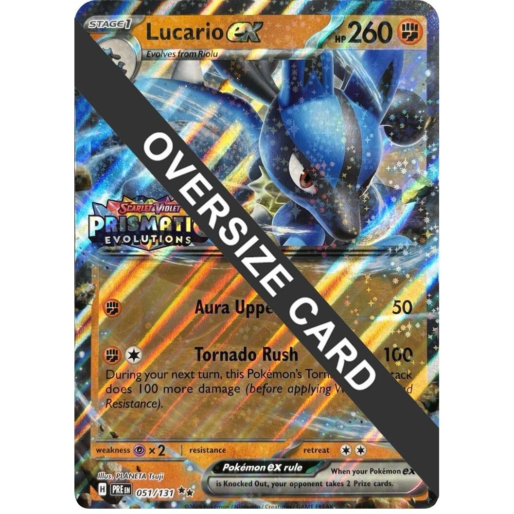 Image for Lucario ex (Prismatic Evolutions Stamp) (051/131) (PR) - Pokemon