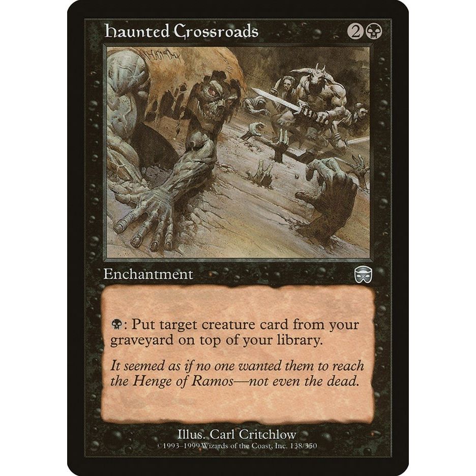 Image for Haunted Crossroads (138) (MMQ) - Magic: The Gathering