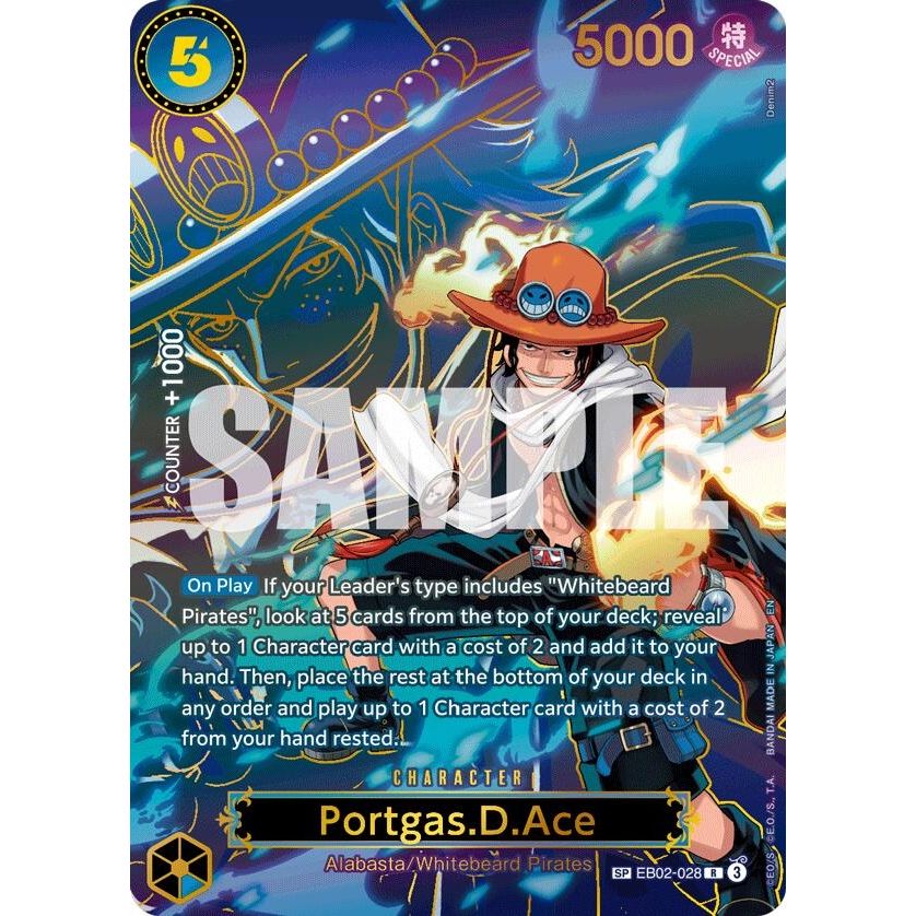 Image for Portgas.D.Ace - EB02-028 (SP) (EB02-028) (OP13) - One Piece Card Game
