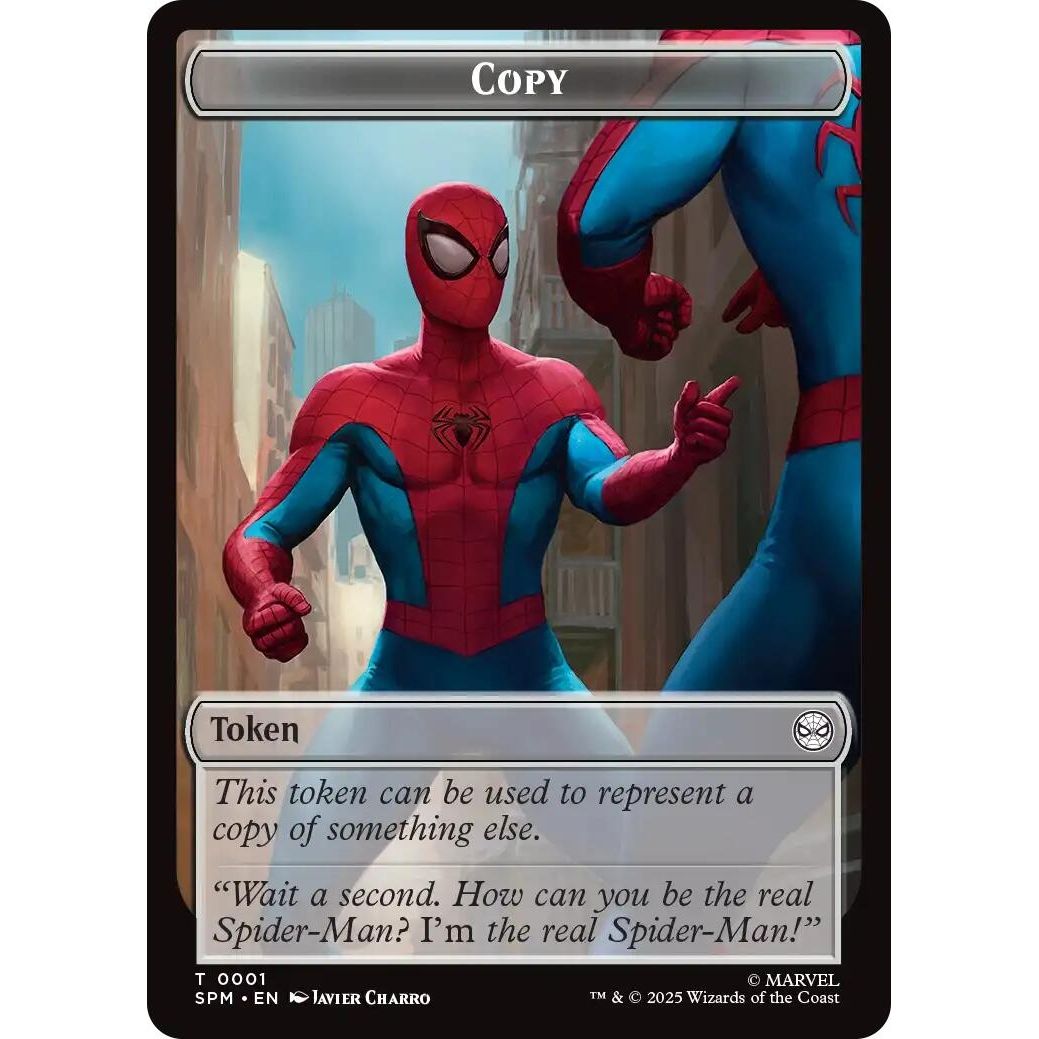 Image for Copy // Human Citizen Double-Sided Token (1 // 4) (SPM) - Magic: The Gathering