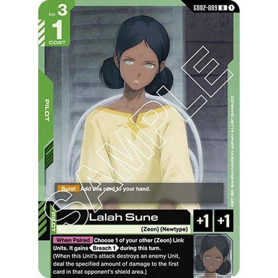 Image for Lalah Sune (GD02-089) (GD02) - Gundam Card Game