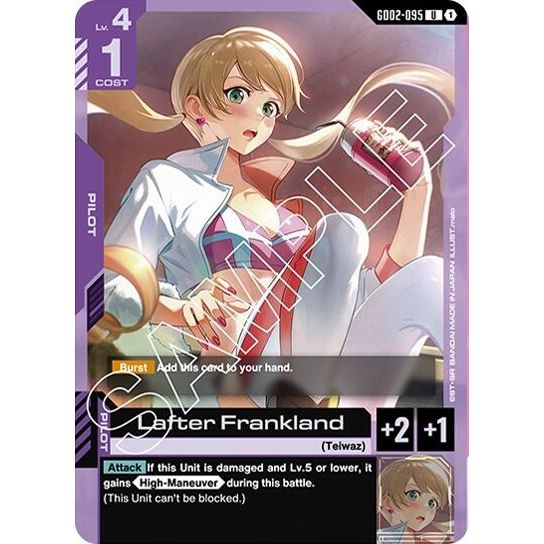 Image for Lafter Frankland (GD02-095) (GD02) - Gundam Card Game