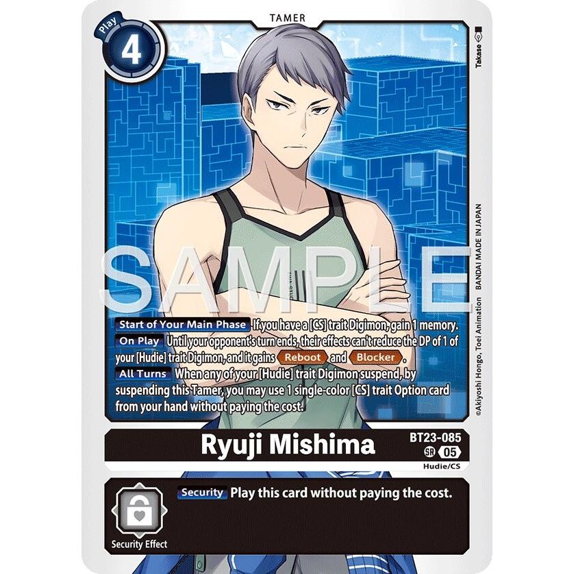 Image for Ryuji Mishima (BT23-085 SR) (BT-23) - Digimon Card Game
