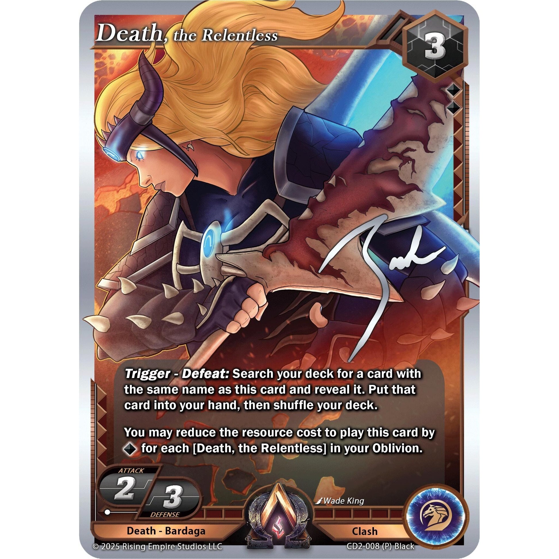 Image for Death, the Relentless (CD2-008) (CD2) - Alpha Clash